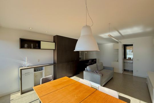 Sacada Integrada  de apartamento à venda com 1 quarto, 67m² em Brooklin, São Paulo