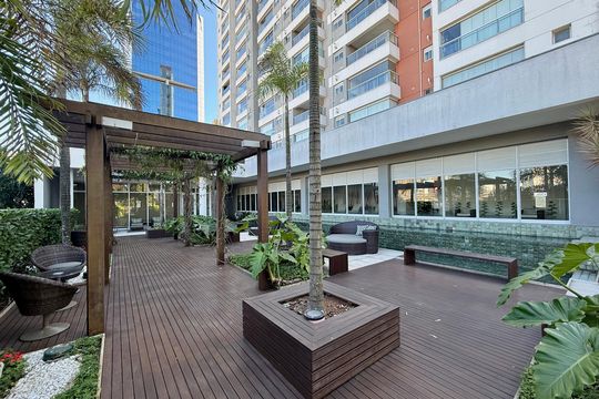 Área comum de apartamento à venda com 1 quarto, 67m² em Brooklin, São Paulo