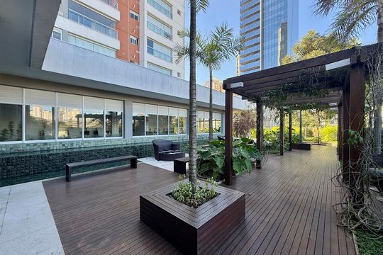 Área comum de apartamento à venda com 1 quarto, 67m² em Brooklin, São Paulo