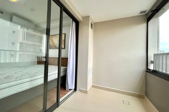 Varanda de kitnet/studio à venda com 1 quarto, 30m² em Vila Clementino, São Paulo