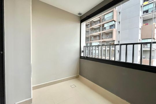 Varanda de kitnet/studio para alugar com 1 quarto, 30m² em Vila Clementino, São Paulo