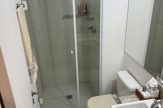 Banheiro de apartamento para alugar com 2 quartos, 84m² em Vila Andrade, São Paulo