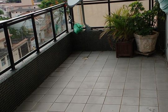 Varanda de apartamento para alugar com 1 quarto, 55m² em Canto do Forte, Praia Grande