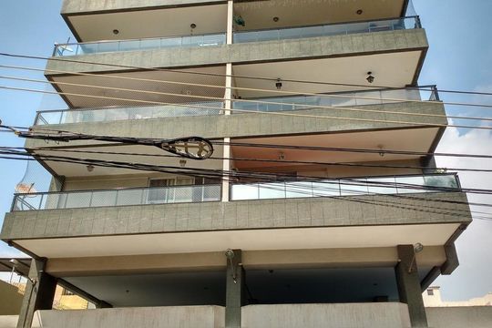Fachada de apartamento para alugar com 1 quarto, 55m² em Canto do Forte, Praia Grande