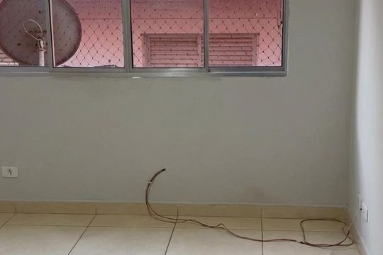 Sala de apartamento para alugar com 1 quarto, 55m² em Canto do Forte, Praia Grande