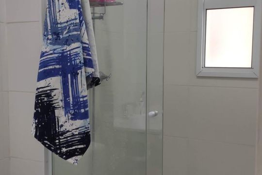Banheiro de apartamento para alugar com 3 quartos, 65m² em Centro, Jundiaí