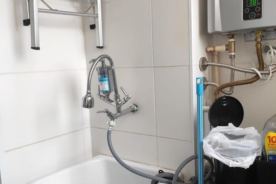 Área de serviço de apartamento para alugar com 3 quartos, 65m² em Centro, Jundiaí