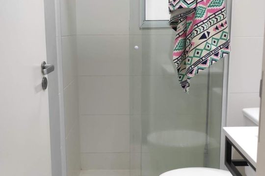Banheiro de apartamento para alugar com 3 quartos, 65m² em Centro, Jundiaí