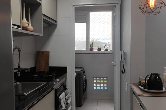 Cozinha de apartamento para alugar com 3 quartos, 65m² em Centro, Jundiaí