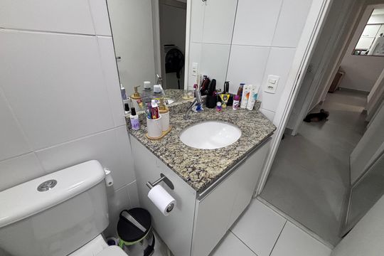 Banheiro do Quarto 1 de apartamento à venda com 4 quartos, 86m² em Recreio dos Bandeirantes, Rio de Janeiro