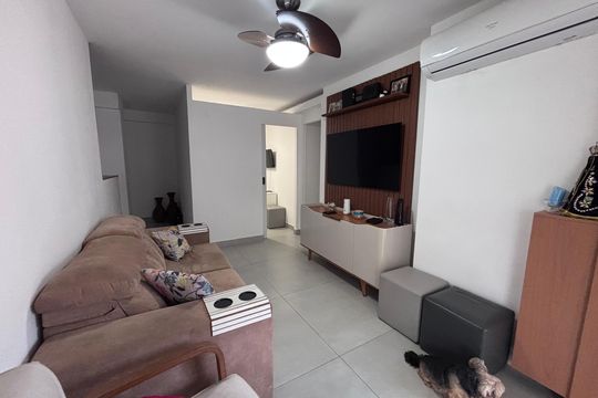 Sala de apartamento à venda com 4 quartos, 86m² em Recreio dos Bandeirantes, Rio de Janeiro