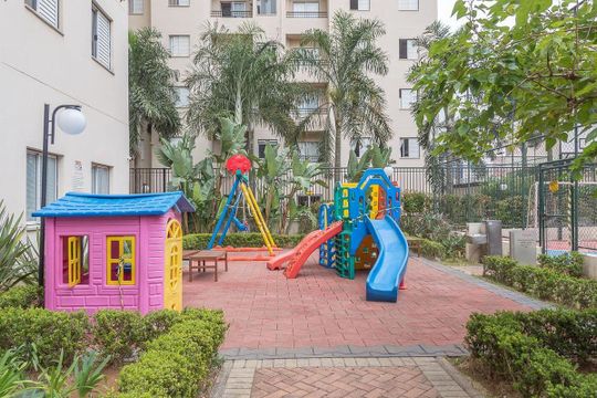 Área comum - Playground de apartamento à venda com 2 quartos, 52m² em Nova Petrópolis, São Bernardo do Campo