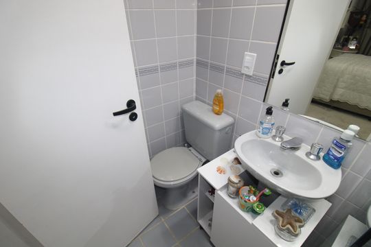 Quarto 2 - Banheiro de apartamento à venda com 2 quartos, 52m² em Parque Mandaqui, São Paulo