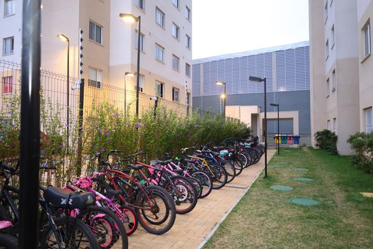 Área comum - Bicicletário de apartamento para alugar com 2 quartos, 32m² em Vila Nova Curuca, São Paulo