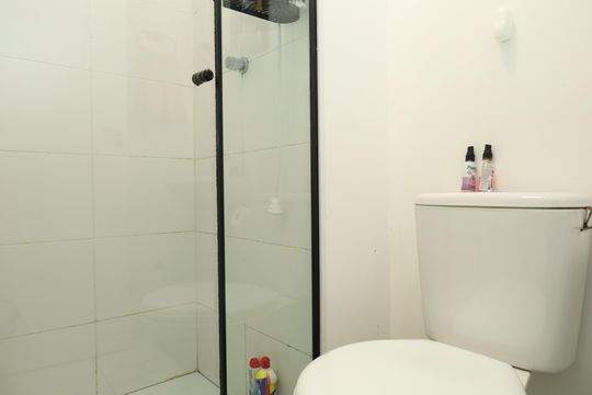 Banheiro de apartamento para alugar com 2 quartos, 32m² em Vila Nova Curuca, São Paulo