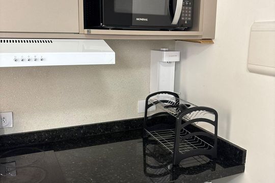 Detalhe da cozinha de kitnet/studio à venda com 1 quarto, 17m² em Rebouças, Curitiba