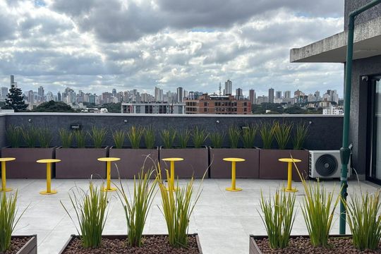 Área comum de kitnet/studio à venda com 1 quarto, 17m² em Rebouças, Curitiba