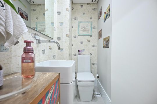 Lavabo de apartamento à venda com 2 quartos, 110m² em Vila Suzana, São Paulo