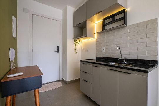 Studio de kitnet/studio para alugar com 1 quarto, 25m² em Pinheiros, São Paulo