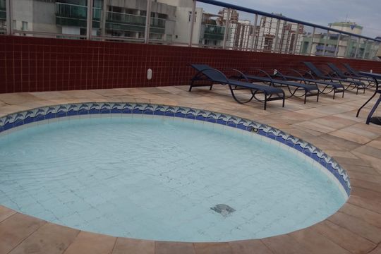 Área comum - Piscina de apartamento para alugar com 2 quartos, 68m² em Barra da Tijuca, Rio de Janeiro