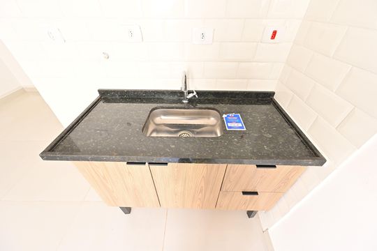 Cozinha de kitnet/studio para alugar com 1 quarto, 20m² em Planalto Paulista, São Paulo
