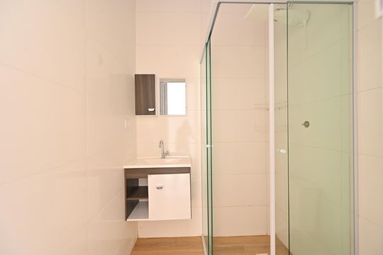 Banheiro Social de kitnet/studio para alugar com 1 quarto, 20m² em Planalto Paulista, São Paulo