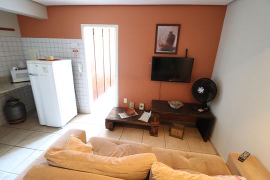 Sala de apartamento para alugar com 1 quarto, 50m² em Centro, Uberlândia