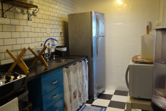 cozinha de apartamento para alugar com 3 quartos, 67m² em Barra da Tijuca, Rio de Janeiro
