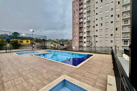 Área comum - Piscina de apartamento para alugar com 2 quartos, 48m² em Jardim Rodrigues Alves, Ferraz de Vasconcelos