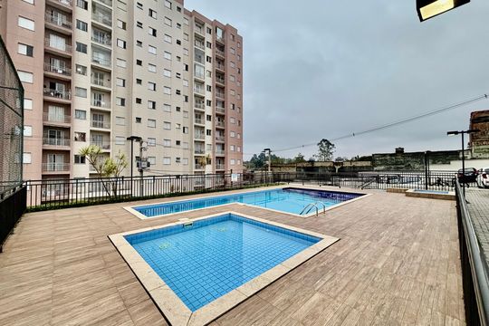 Área comum - Piscina de apartamento para alugar com 2 quartos, 48m² em Jardim Rodrigues Alves, Ferraz de Vasconcelos