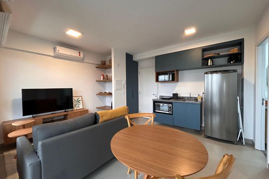 Apartamento para alugar com 1 quarto, 37m² em Santo Amaro, São Paulo