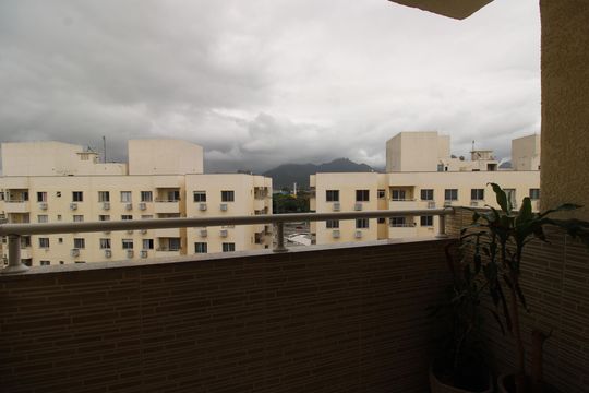 Sala - Varanda de apartamento à venda com 3 quartos, 74m² em Taquara, Rio de Janeiro