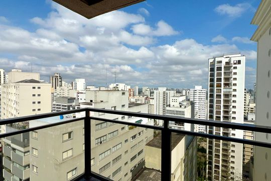 Varanda de apartamento para alugar com 1 quarto, 40m² em Jardim Paulista, São Paulo