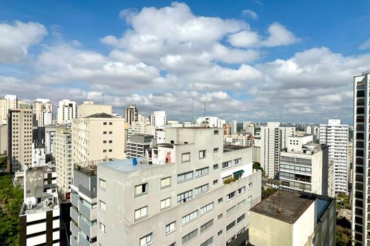 Varanda de apartamento para alugar com 1 quarto, 40m² em Jardim Paulista, São Paulo