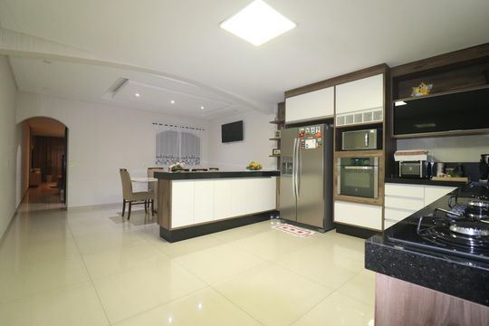 Cozinha de casa para alugar com 3 quartos, 293m² em Jardim Santo Alberto, Santo André