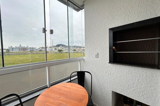 Varanda da Sala de apartamento para alugar com 1 quarto, 60m² em Ingleses Norte, Florianópolis