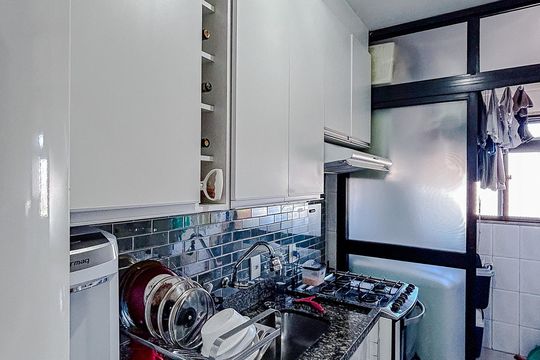 Cozinha de apartamento à venda com 2 quartos, 78m² em P, São Paulo