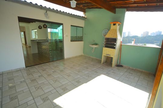 Convivência/Churrasqueira  de casa para alugar com 2 quartos, 125m² em Jardim Nova Petrópolis, São Bernardo do Campo