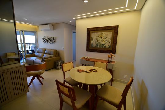 Sala de apartamento para alugar com 3 quartos, 80m² em Bonfim, Campinas