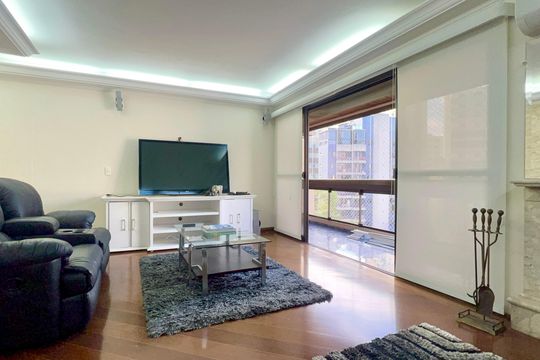 Sala de apartamento para alugar com 4 quartos, 210m² em Paraíso, São Paulo
