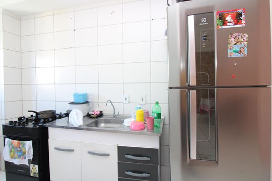 Cozinha de apartamento à venda com 2 quartos, 47m² em Vila Silvia, São Paulo