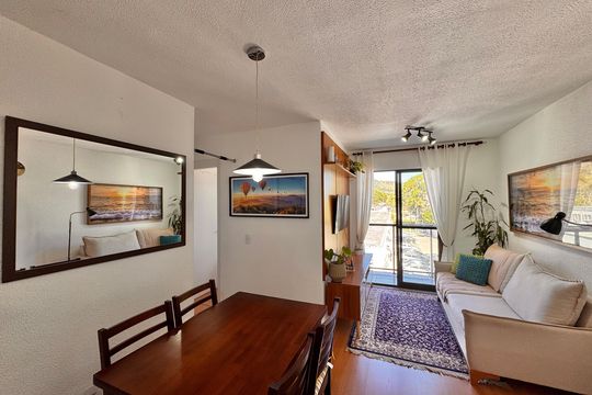 Sala de apartamento à venda com 2 quartos, 45m² em Vargem Grande, Rio de Janeiro