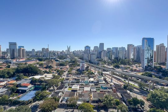 Vista de kitnet/studio à venda com 1 quarto, 33m² em Vila Cordeiro, São Paulo