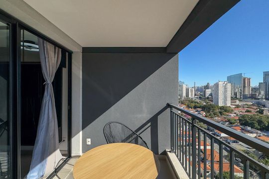 Sacada de kitnet/studio à venda com 1 quarto, 33m² em Vila Cordeiro, São Paulo