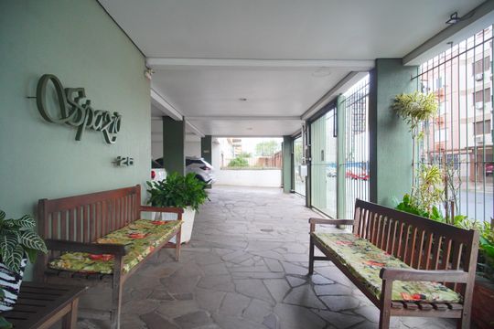 Área comum de kitnet/studio para alugar com 1 quarto, 37m² em Centro, São Leopoldo