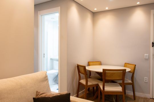 Sala de apartamento para alugar com 2 quartos, 44m² em Santo Amaro, São Paulo