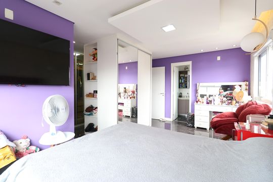 Suíte 2 de apartamento para alugar com 2 quartos, 134m² em Vila Anastácio, São Paulo