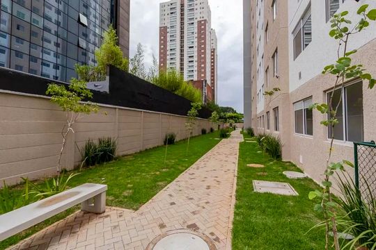 Área comum de apartamento para alugar com 2 quartos, 32m² em Jardim Caravelas, São Paulo