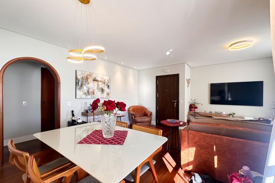 Sala de apartamento para alugar com 4 quartos, 130m² em Centro, São Bernardo do Campo
