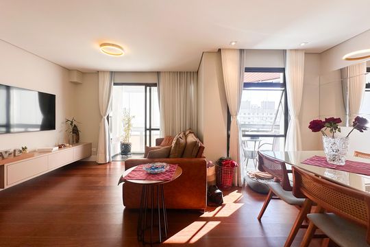 Sala de apartamento para alugar com 4 quartos, 130m² em Centro, São Bernardo do Campo